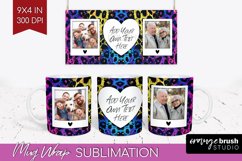 Leopard Print Photo Mug Wrap PNG - Animal Pattern Picture Product Image 1