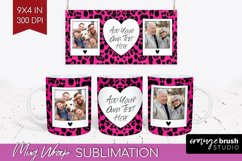 Leopard Print Photo Mug Wrap PNG - Animal Pattern Picture Product Image 1