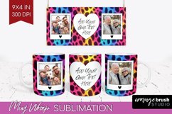Leopard Print Photo Mug Wrap PNG - Animal Pattern Picture Product Image 1
