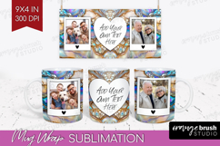 Pearl Photo Mug Wrap PNG - Pearl Texture Picture Frame Mug Product Image 1
