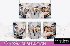 Add Your Photo Mug Wrap - Marble Mug Sublimation Design Product Image 1