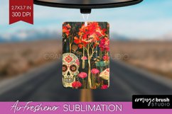 Neon Halloween Air Freshener Sublimation - Halloween Pattern Product Image 1