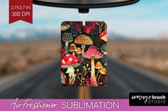 Neon Halloween Air Freshener Sublimation - Halloween Pattern Product Image 1