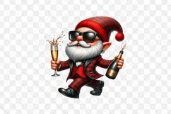 Happy New Year Gnome Sublimation Clipart Product Image 3