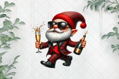 Happy New Year Gnome Sublimation Clipart Product Image 1