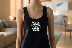 Next Level 1533 Black Mockup, Next Level Tank Top Mockup Product Image 1