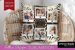 Animal Print Photo Pillow PNG - Wild Animal Picture Frame Product Image 1