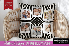 Animal Print Photo Pillow PNG - Wild Animal Picture Frame Product Image 1