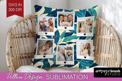 Eucalyptus Photo Pillow PNG - Botanical Picture Frame Pillow Product Image 1