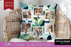 Eucalyptus Photo Pillow PNG - Botanical Picture Frame Pillow Product Image 1