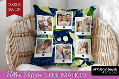 Eucalyptus Photo Pillow PNG - Botanical Picture Frame Pillow Product Image 1