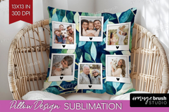 Eucalyptus Photo Pillow PNG - Botanical Picture Frame Pillow Product Image 1