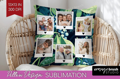 Eucalyptus Photo Pillow PNG - Botanical Picture Frame Pillow Product Image 1