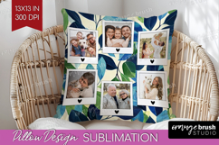 Eucalyptus Photo Pillow PNG - Botanical Picture Frame Pillow Product Image 1