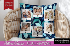 Eucalyptus Photo Pillow PNG - Botanical Picture Frame Pillow Product Image 1