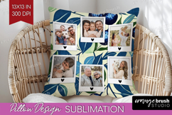 Eucalyptus Photo Pillow PNG - Botanical Picture Frame Pillow Product Image 1