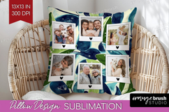 Eucalyptus Photo Pillow PNG - Botanical Picture Frame Pillow Product Image 1