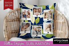 Eucalyptus Photo Pillow PNG - Botanical Picture Frame Pillow Product Image 1