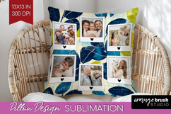 Eucalyptus Photo Pillow PNG - Botanical Picture Frame Pillow Product Image 1