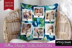 Eucalyptus Photo Pillow PNG - Botanical Picture Frame Pillow Product Image 1