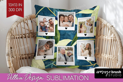 Eucalyptus Photo Pillow PNG - Botanical Picture Frame Pillow Product Image 1