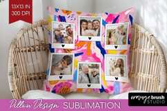 Brush Stroke Photo Pillow PNG - Abstract Texture Picture Product Image 1