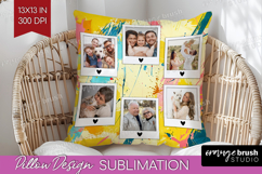 Brush Stroke Photo Pillow PNG - Abstract Texture Picture Product Image 1