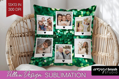 Glitter Photo Pillow PNG - Sparkle Picture Frame Pillow Product Image 1