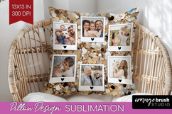 Glitter Photo Pillow PNG - Sparkle Picture Frame Pillow Product Image 1