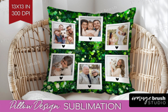 Glitter Photo Pillow PNG - Sparkle Picture Frame Pillow Product Image 1