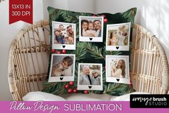 Poinsettia Christmas Photo Pillow PNG - Christmas Poinsettia Product Image 1
