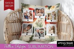 Poinsettia Christmas Photo Pillow PNG - Christmas Poinsettia Product Image 1