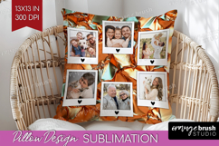 Rose Gold Photo Pillow PNG - Abstract Picture Frame Pillow Product Image 1
