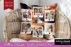 Rose Gold Photo Pillow PNG - Abstract Picture Frame Pillow Product Image 1