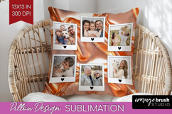 Rose Gold Photo Pillow PNG - Abstract Picture Frame Pillow Product Image 1