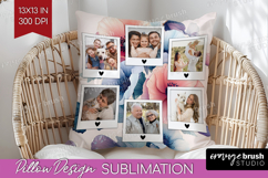 Floral Photo Pillow PNG - Sping Flowers Picture Frame Pillow Product Image 1