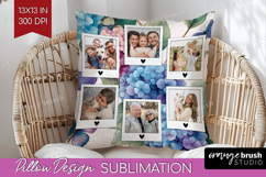 Floral Photo Pillow PNG - Sping Flowers Picture Frame Pillow Product Image 1