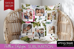 Spring Photo Pillow PNG - Flowers Picture Frame Pillow Cover Product Image 1