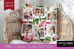 Spring Photo Pillow PNG - Flowers Picture Frame Pillow Cover Product Image 1