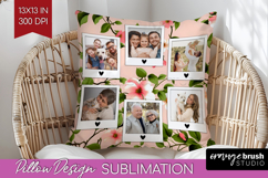 Spring Photo Pillow PNG - Flowers Picture Frame Pillow Cover Product Image 1