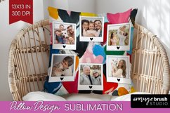 Valentines Day Photo Pillow PNG - Heart Picture Frame Pillow Product Image 1