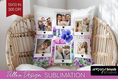 Wildflowers Photo Pillow PNG - Floral Picture Frame Pillow Product Image 1