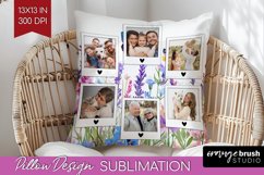 Wildflowers Photo Pillow PNG - Floral Picture Frame Pillow Product Image 1