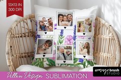 Wildflowers Photo Pillow PNG - Floral Picture Frame Pillow Product Image 1