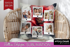 Floral Photo Pillow PNG - Peony Flower Picture Frame Pillow Product Image 1