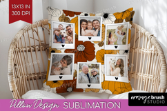Pumpkun Photo Pillow PNG - Fall Picture Frame Pillow Cover Product Image 1