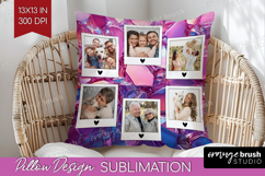 Gem Texture Photo Pillow PNG - Gemstone Picture Frame Pillow Product Image 1