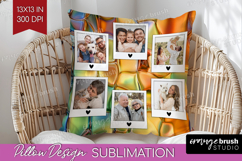 Gem Texture Photo Pillow PNG - Gemstone Picture Frame Pillow Product Image 1