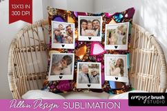 Gem Texture Photo Pillow PNG - Gemstone Picture Frame Pillow Product Image 1