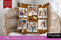 Gem Texture Photo Pillow PNG - Gemstone Picture Frame Pillow Product Image 1
